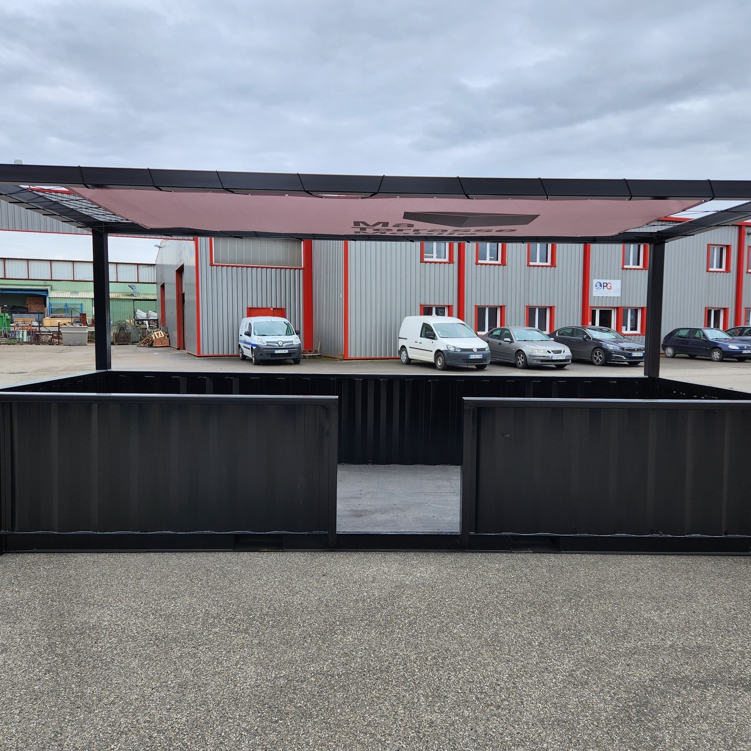 Container Terrace Mobile Bask – 20 pies