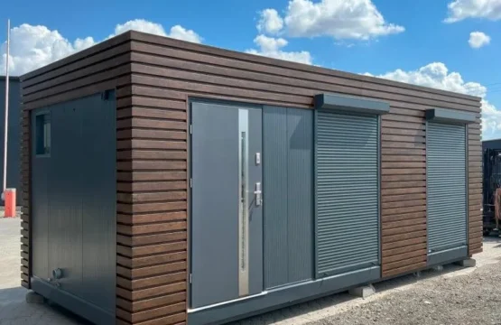 Contenedores equipados – Estudio de jardín aislado 21 m2
