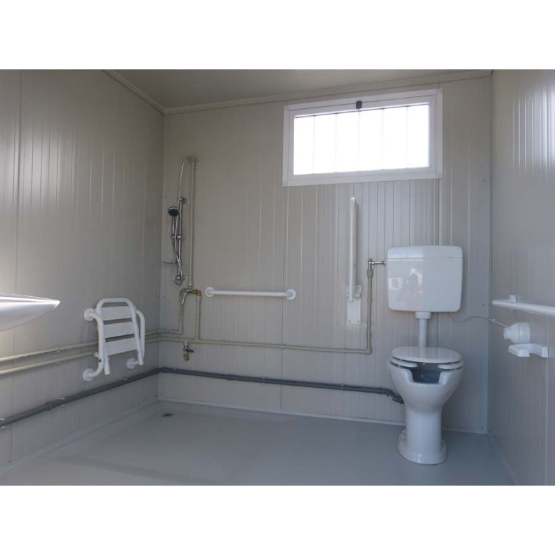 Nuevo bloque sanitario PMR con servicio PMR y Washbasin PMR
