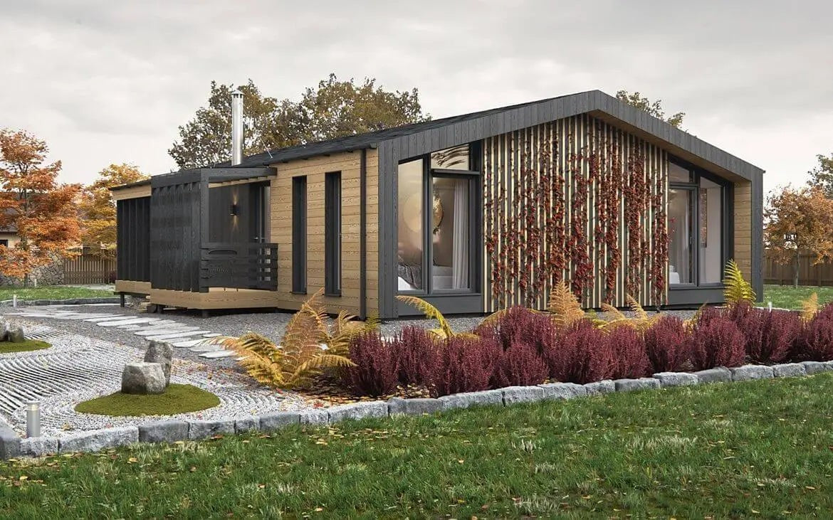 Casa prefabricada disponible inmediatamente Chalet K-Home-M-80