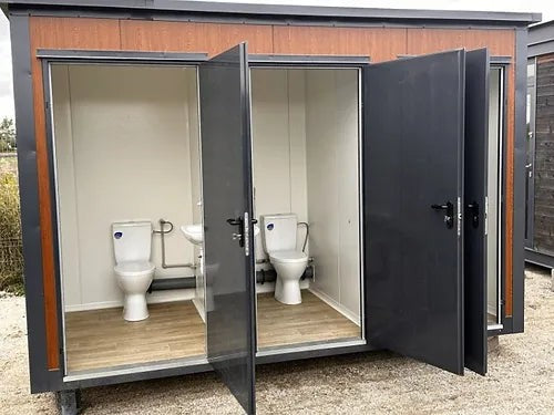Contentor Sanitario Tipo Pabellón con Cabine Tripla ( Ref: S2103 )