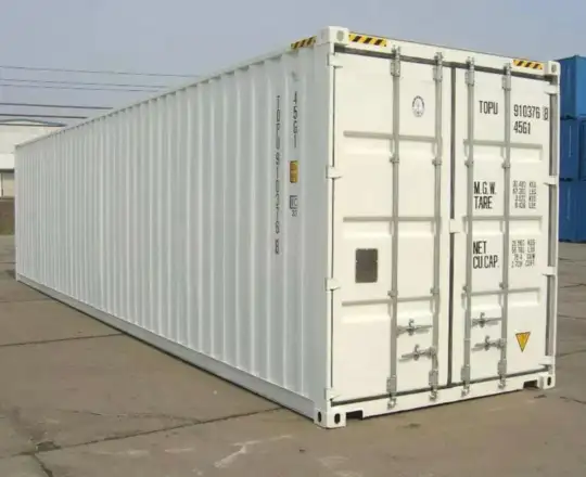 CONTENEDOR MARÍTIMO BLANCO DE 40 PIES – NUEVO