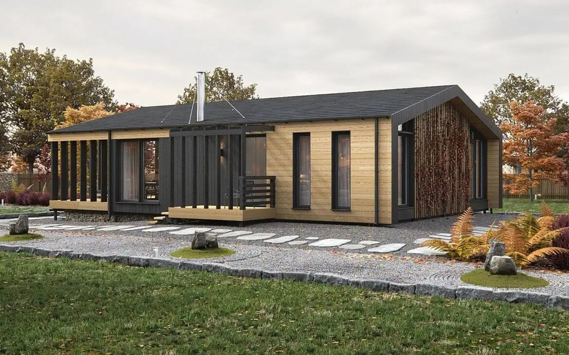 Casa prefabricada disponible inmediatamente Chalet K-Home-M-80