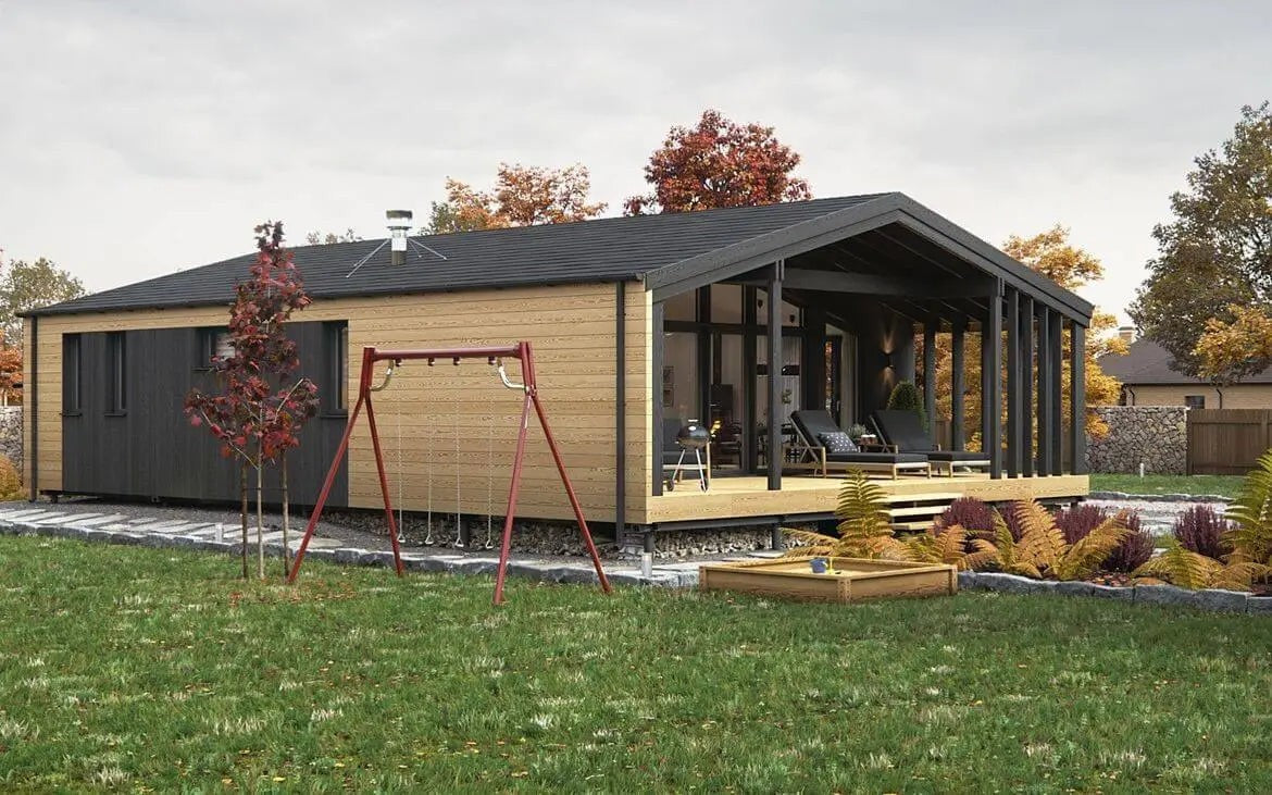 Casa prefabricada disponible inmediatamente Chalet K-Home-M-80