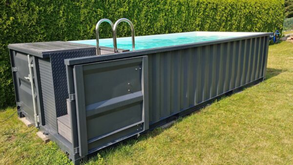 Contenedor piscina de 6.2 mx 2.5 m natación deporte y spa