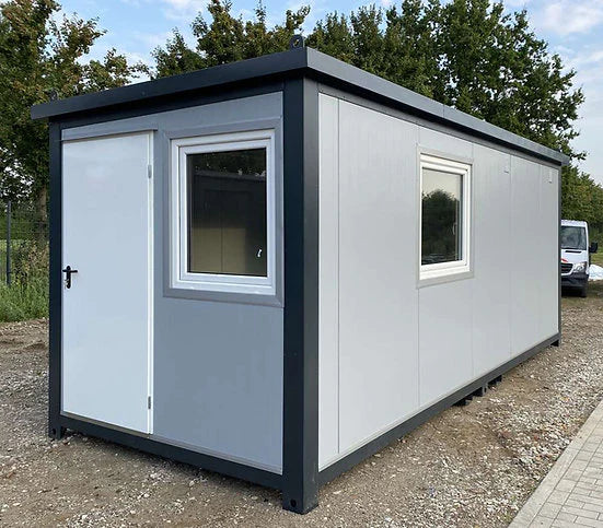 Container 6×2,40 m + aseo, ducha y cocina