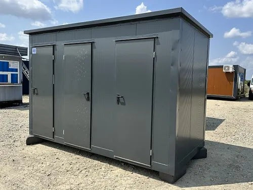 Contenedor Sanitario con 3 Cabines