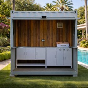 Cocina de verano compacta