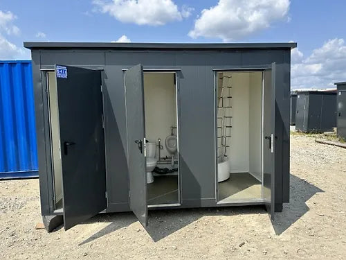 3 contenedores sanitarios de cabina