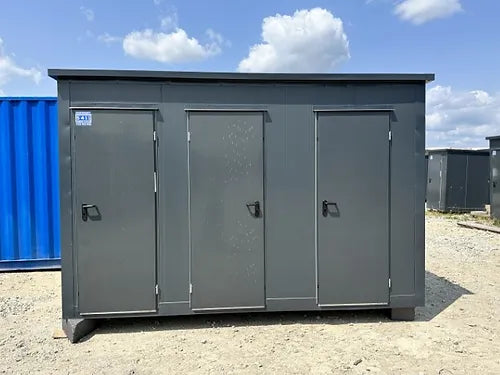 3 contenedores sanitarios de cabina