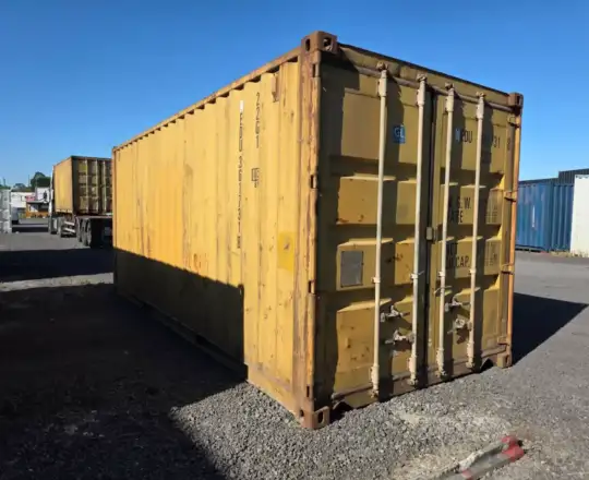 Contenedor Marítimo 20 pies (6m) DV Amarillo – Usado 361731-8