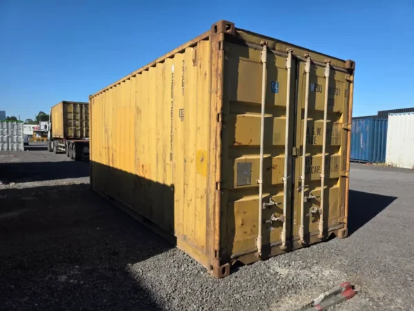 Contenedor Marítimo 20 pies (6m) DV Amarillo – Usado 361731-8