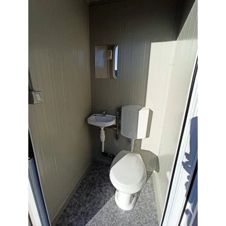 Nuevo módulo sanitario S1 con inodoro y lavabo