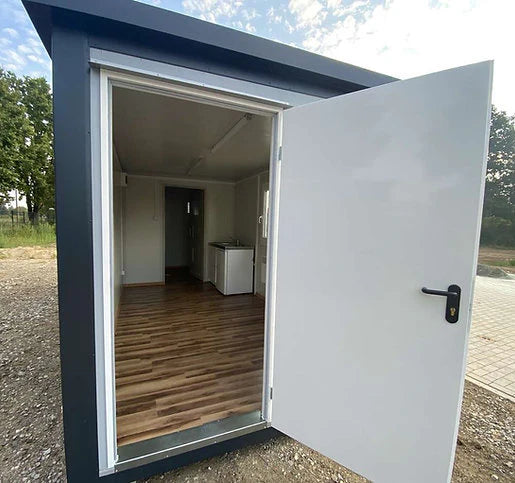 Container 6×2,40 m + aseo, ducha y cocina