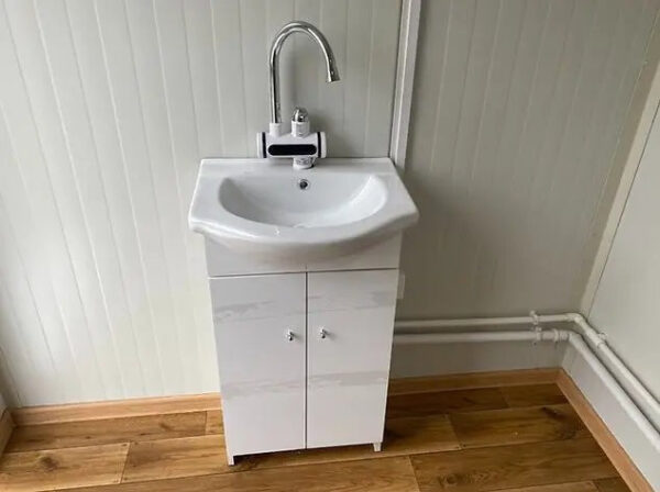 Contentor Sanitario WC Box con Cabine Doble