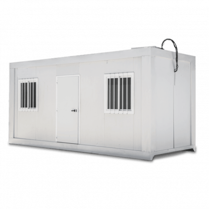 Módulo amplio con WC centro – 6 m