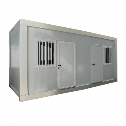 Contenedor Módulo dividido con 2 puertas exteriores – 6 m