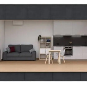 casa modular EVO XS 12,19 m por 2,3 m