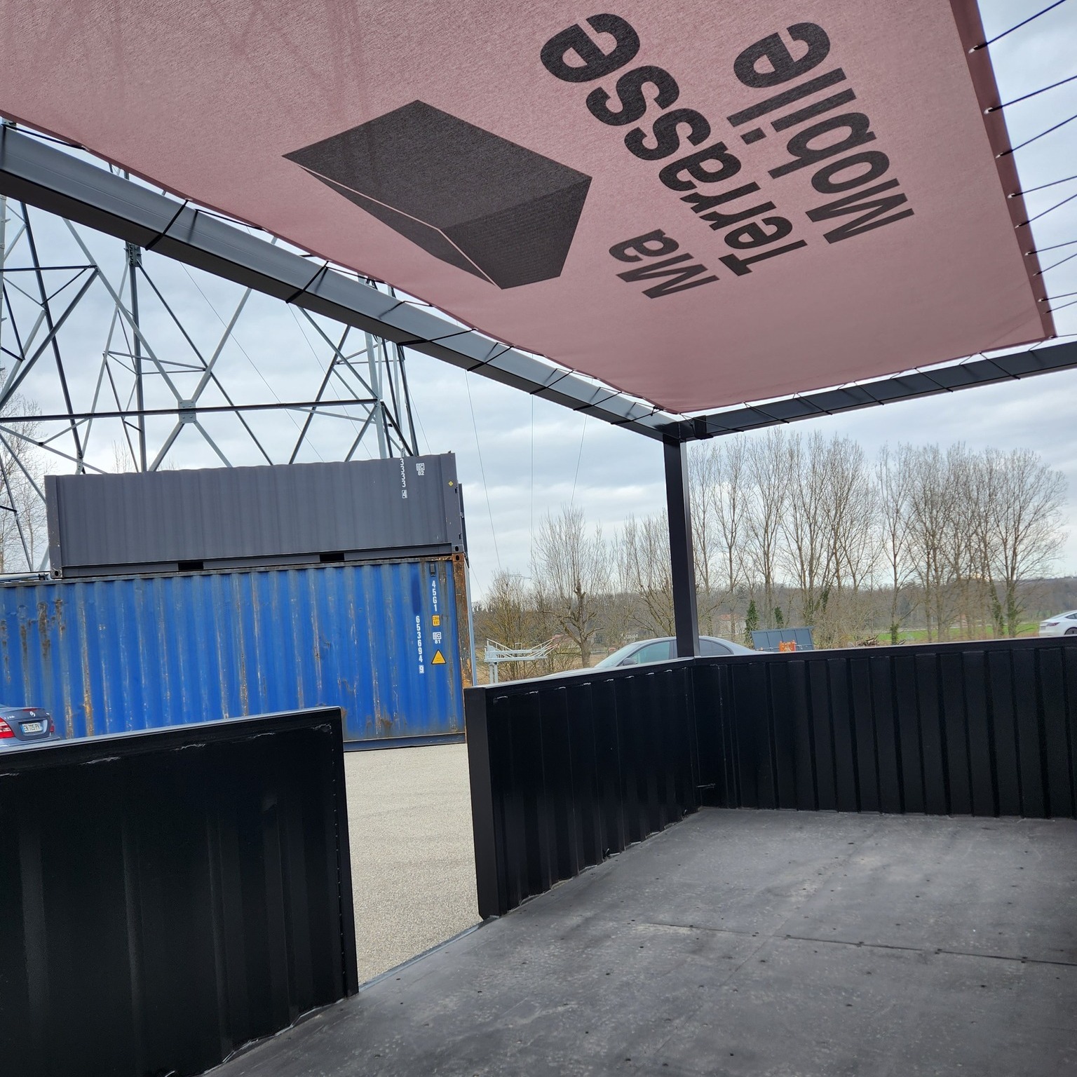 Container Terrace Mobile Bask – 20 pies