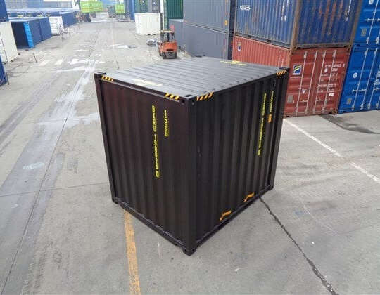 Contenedor Marítimo High Cube Negro de 10 pies – Nuevo
