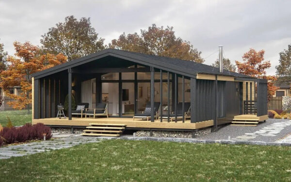 Casa prefabricada disponible inmediatamente Chalet K-Home-M-80