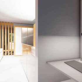 Casa modular de dos pisos X-Sense de 75