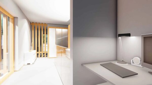 Casa modular de dos pisos X-Sense de 75