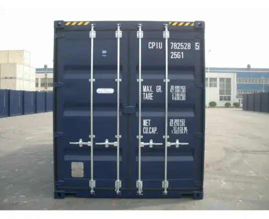 Contenedor Alto Cubo Paleta Ancho 20 Pies