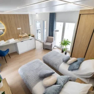 Casa Móvil Pro con dos habitaciones de 4 camas 57m2