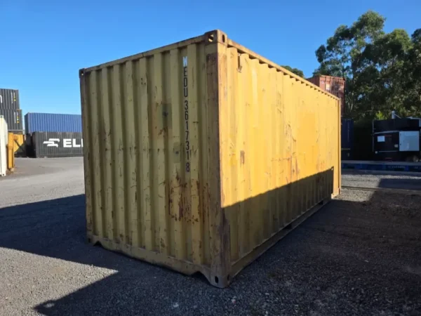 Contenedor Marítimo 20 pies (6m) DV Amarillo – Usado 361731-8