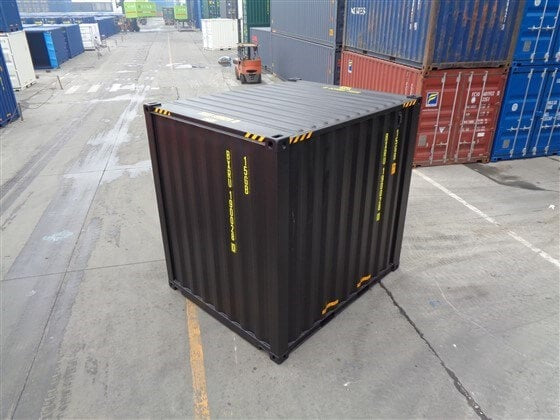 Contenedor Marítimo High Cube Negro de 10 pies – Nuevo - Imagen 2