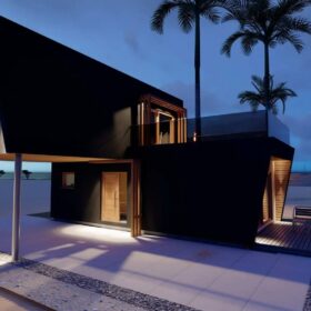 Casa modular de dos pisos X-Sense de 75