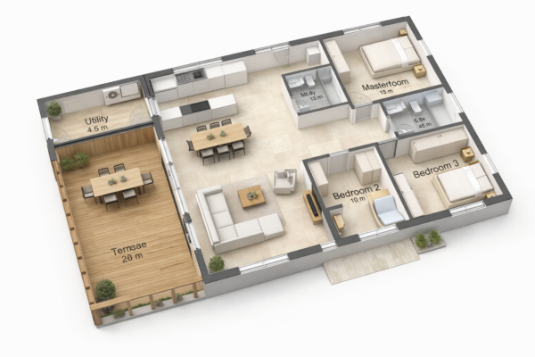 Chalé prefabricado K-Home-XL