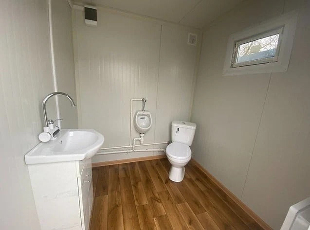 Contenedor Sanitario con Cabine Doble WC