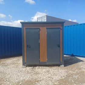 Contenedor Sanitario Doble de 2 Cabines