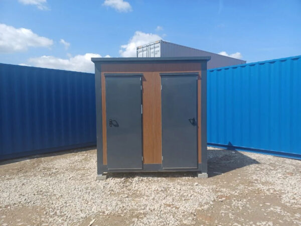 Contenedor Sanitario Doble de 2 Cabines