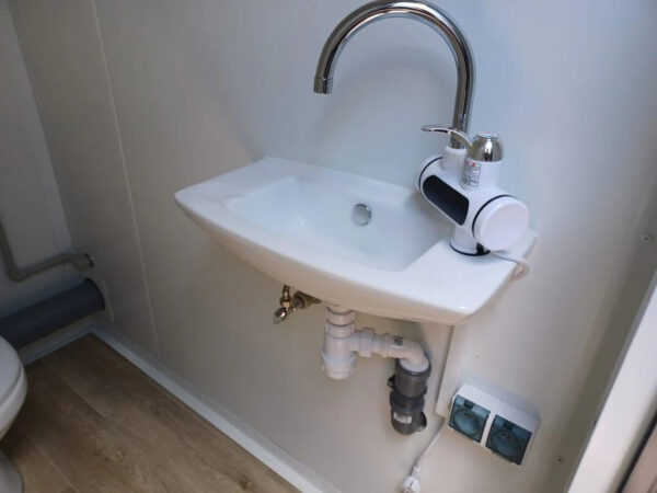 Contenedor Sanitario Doble de 2 Cabines