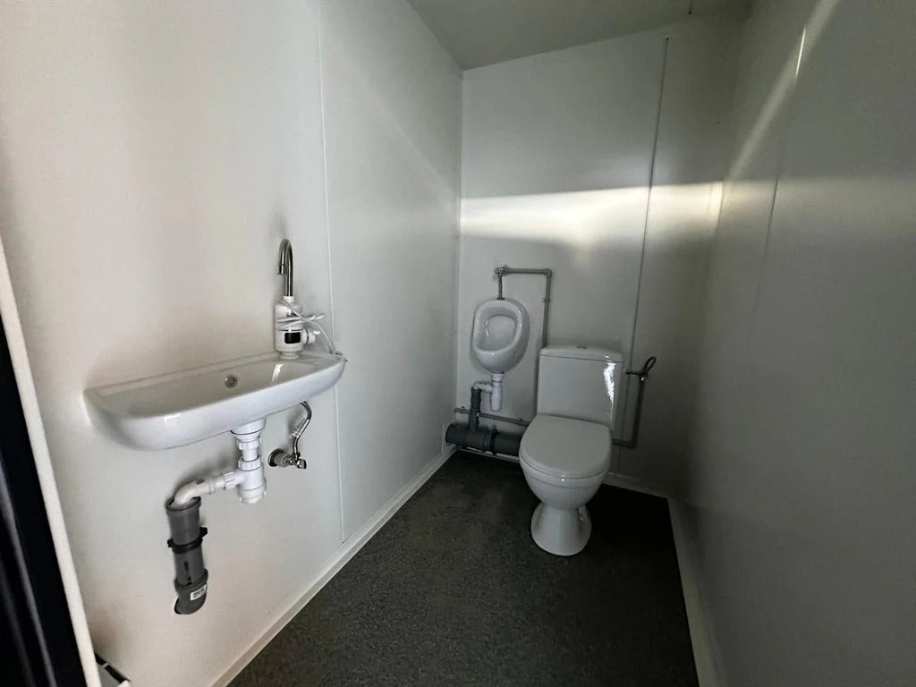 Contenedor Sanitario Doble de 2 Cabines