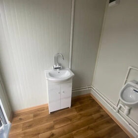 Contenedor Sanitario con Cabine Doble WC