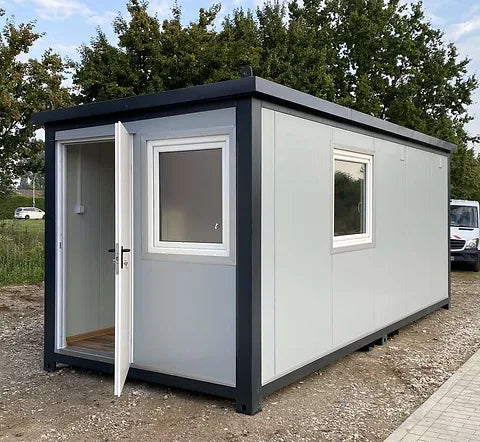 Contenedor de oficina 6,00 X 2,40 con WC, Chuveiro y Cocina ( Ref: 2390 )
