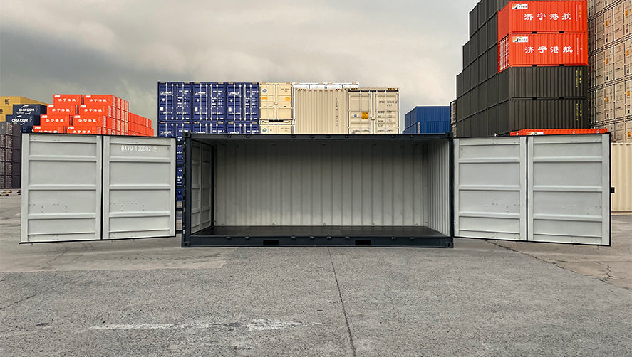 Contêiner HC de 20 pies con puertas laterales
