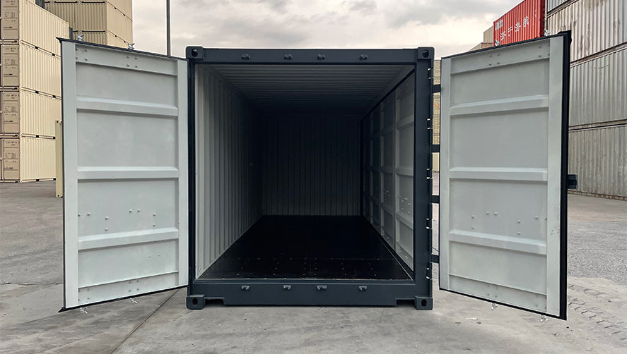 Contêiner HC de 20 pies con puertas laterales