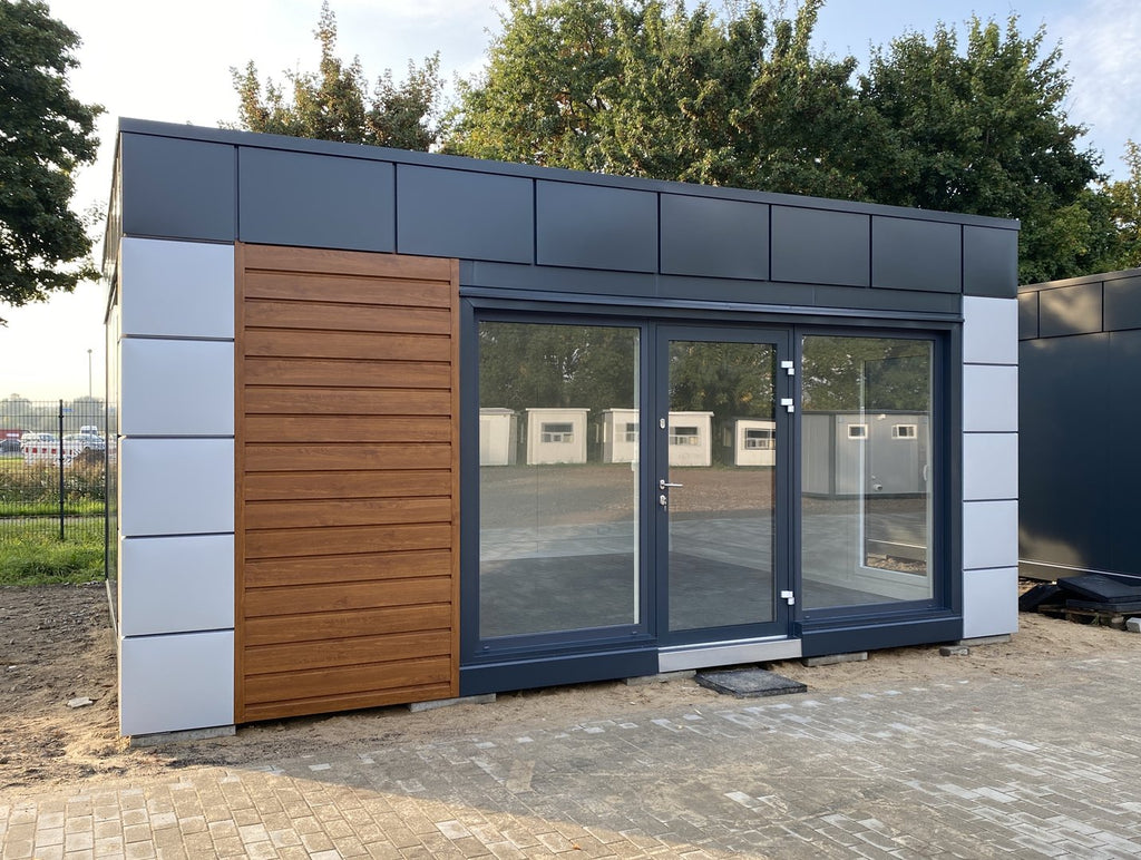 Contentor de oficina tipo «London» 6,00 x 5,00 m