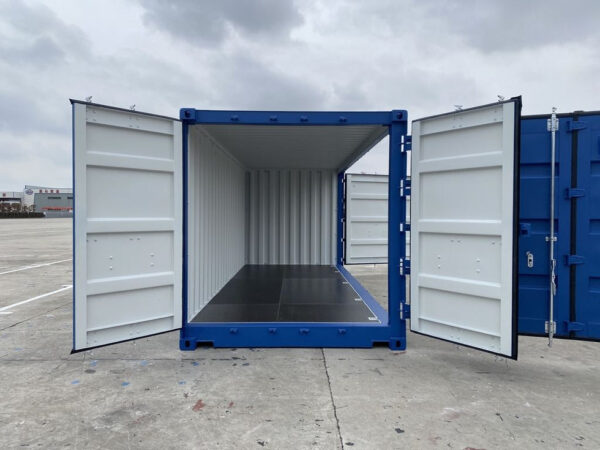 Contenedor marítimo de 20 pies con abertura lateral