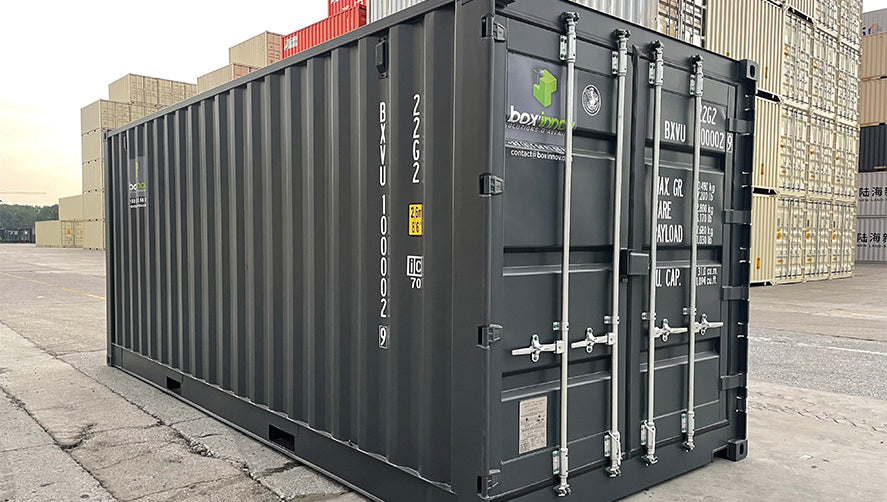 Contêiner HC de 20 pies con puertas laterales