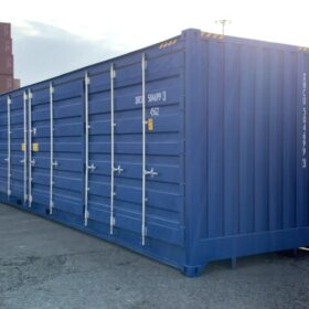 Contáiner marítimo de 40 pies HC con puertas laterales